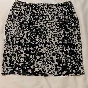 Leopard print skirt